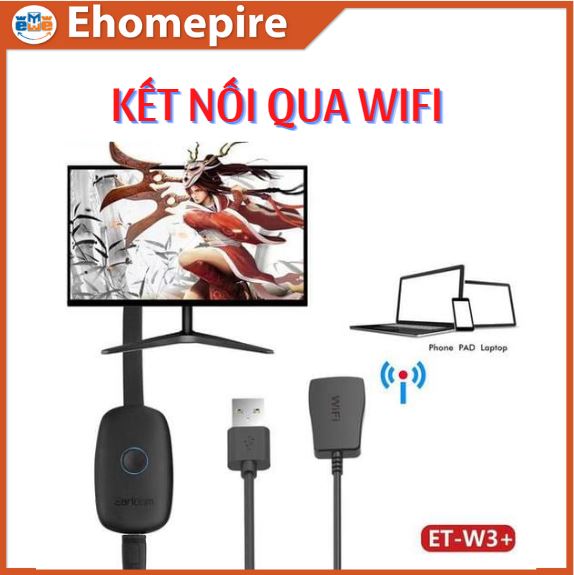 HDMI không dây Earldom W3+ - Hàng chính hãng