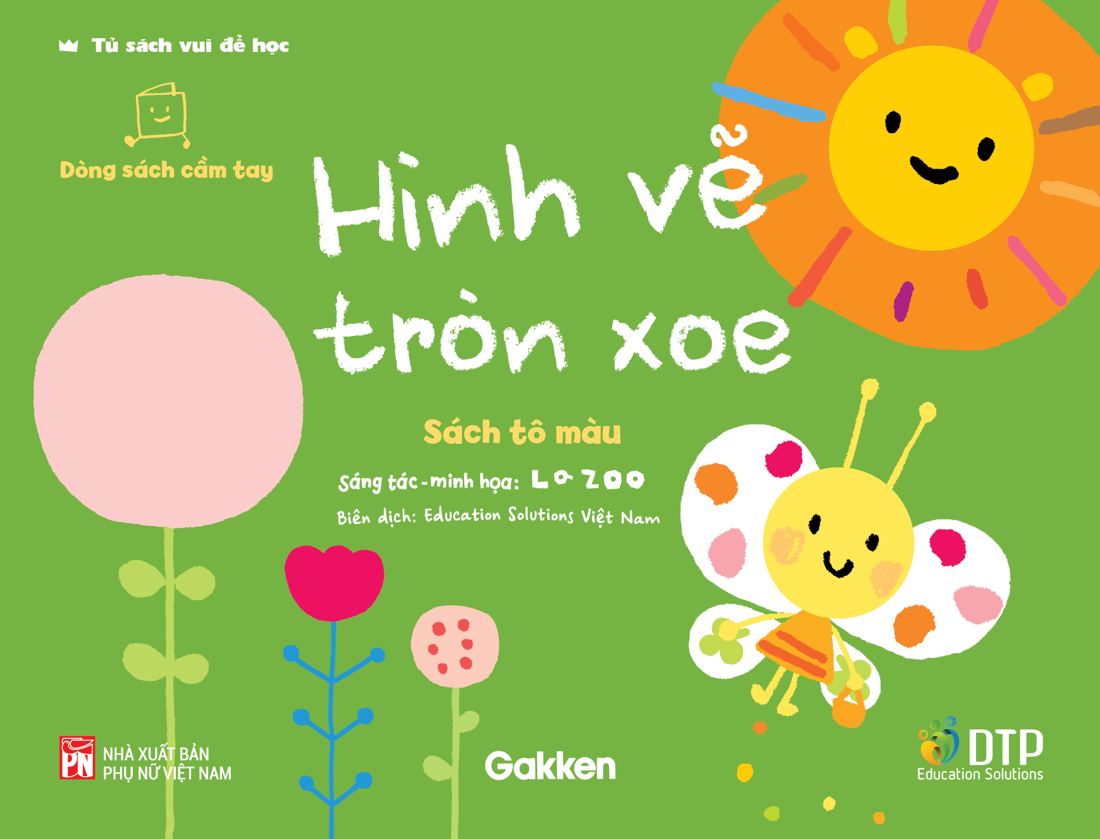 Sách - Dtpbooks - Hình Vẽ Tròn Xoe - Tủ sách vui để học - Sách tô màu - Dòng sách cầm tay