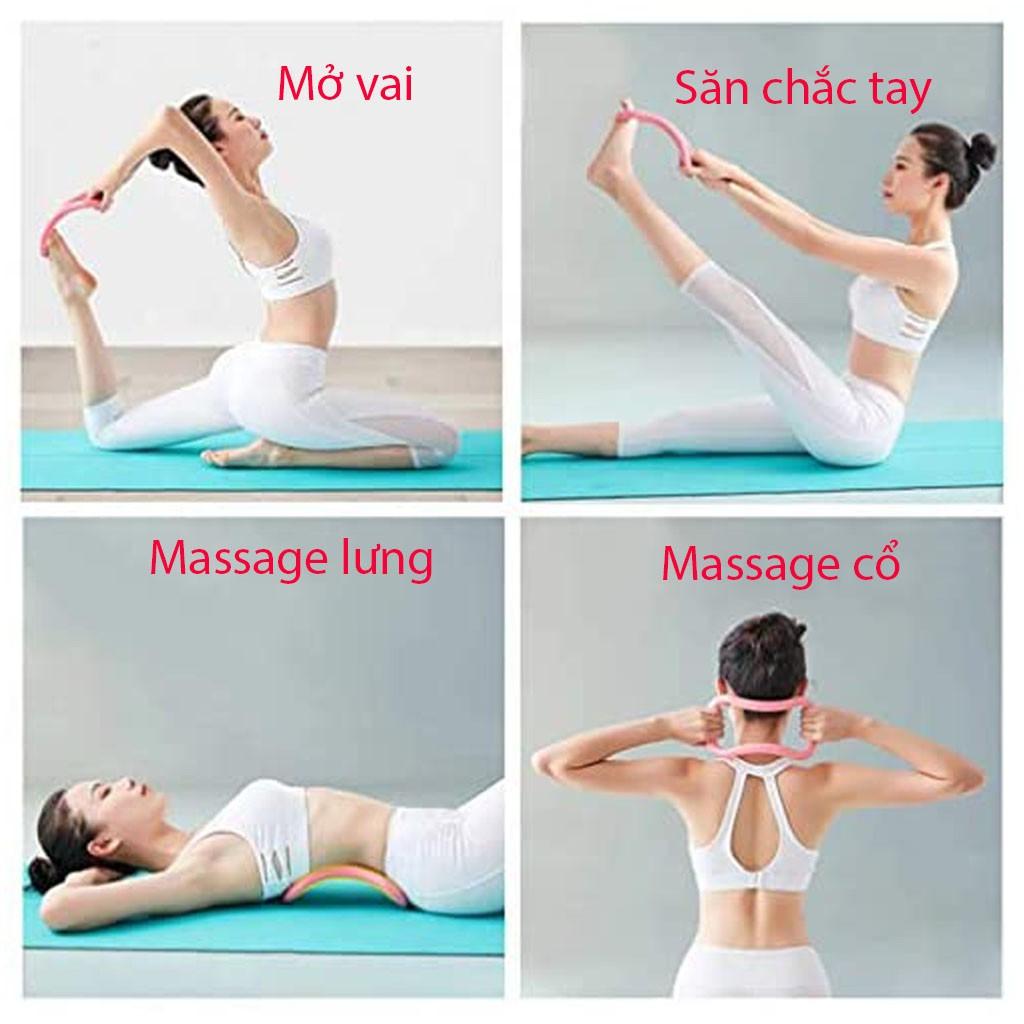 Dụng Cụ Thể Thao Yoga Tại Nhà Vòng Tập Yoga MYRING Hỗ Trợ Tập Cổ, Vai, Gáy, Lưng, Bụng, Đùi, Bắp Chân, Bắp Tay