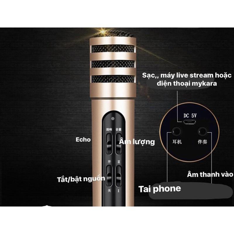 Micro thu âm hát karaoke online C7 - Âm nhạc cực đỉnh