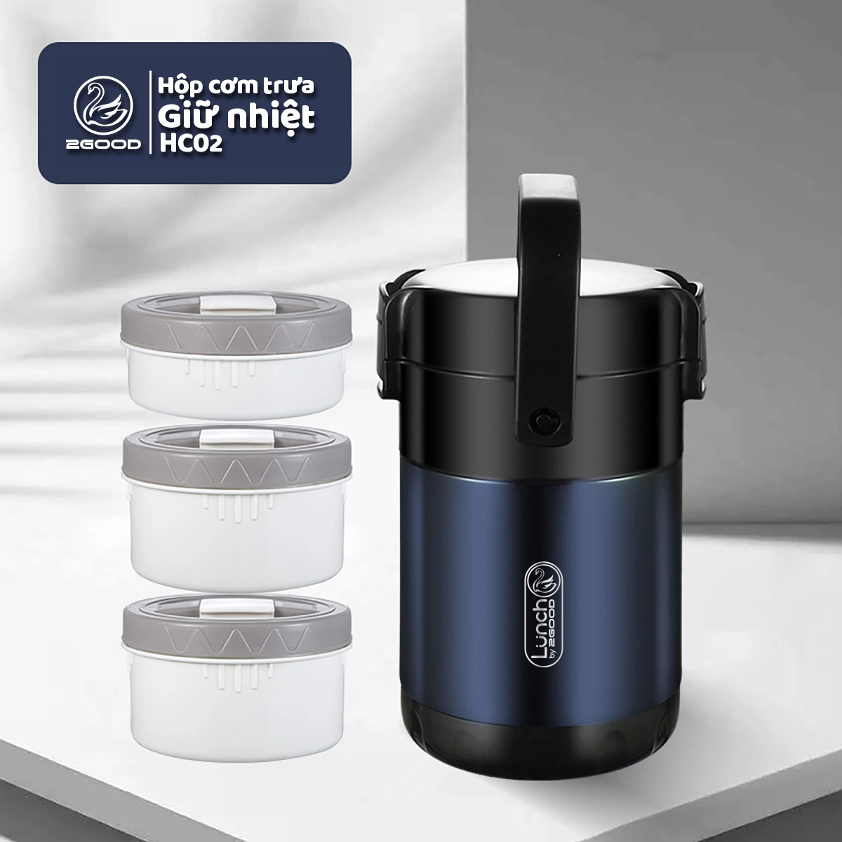 Hộp cơm giữ nhiệt 2GOOD HC-02