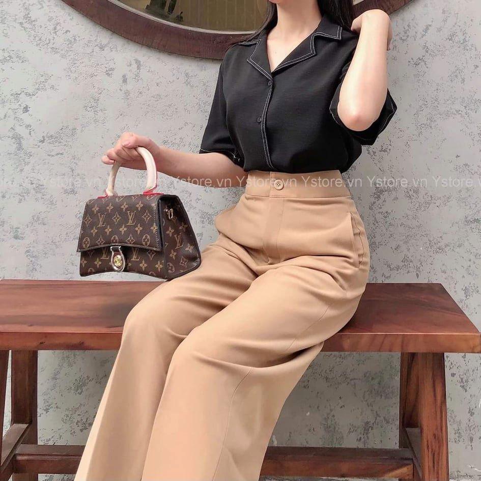 Quần Tây Nữ Ống Suông- Che Đùi To- Phối Đồ Đa Dạng Đi Học Đi Làm