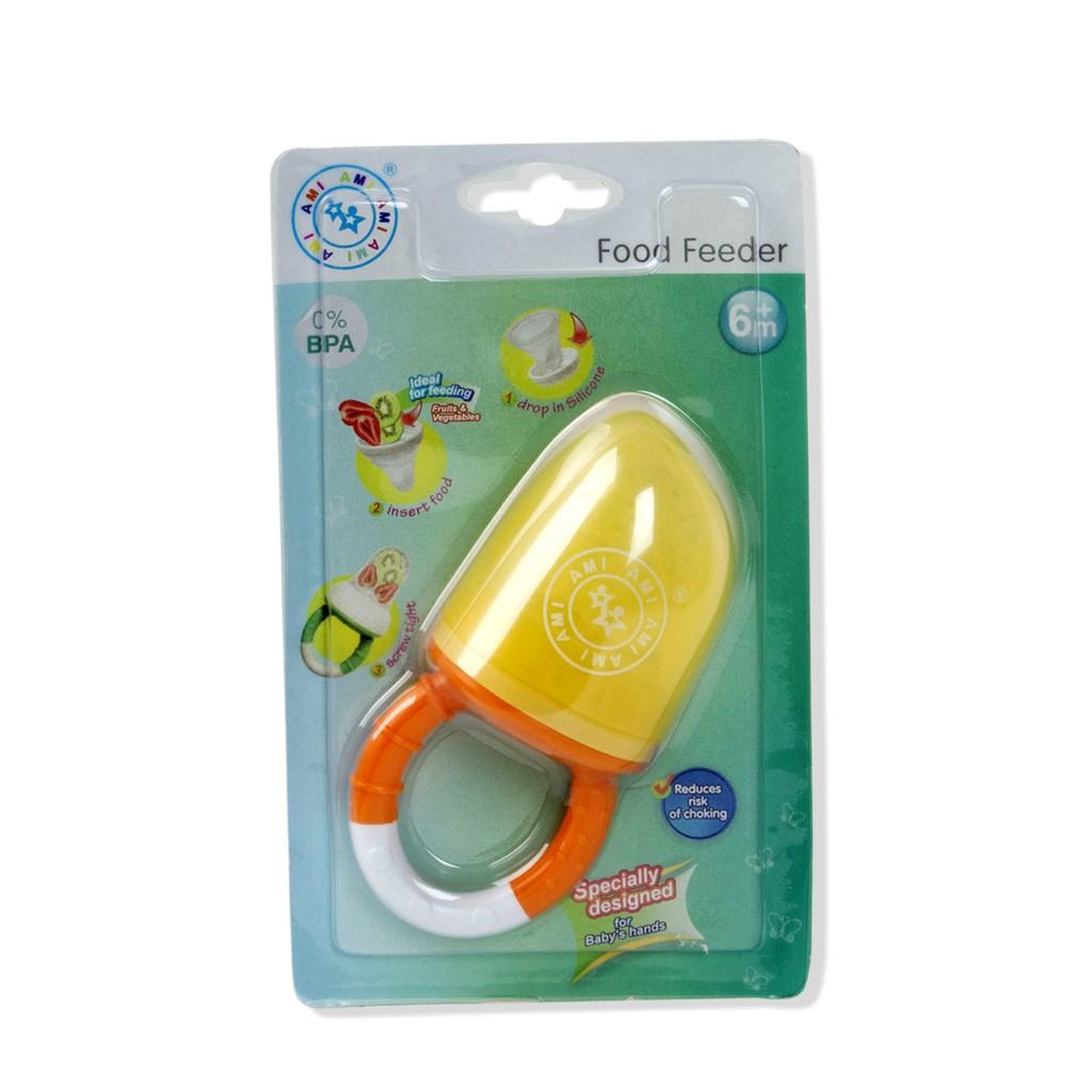 Túi ăn chống hóc Silicone Màu Cam - AM55102/1. AMI Thái Lan