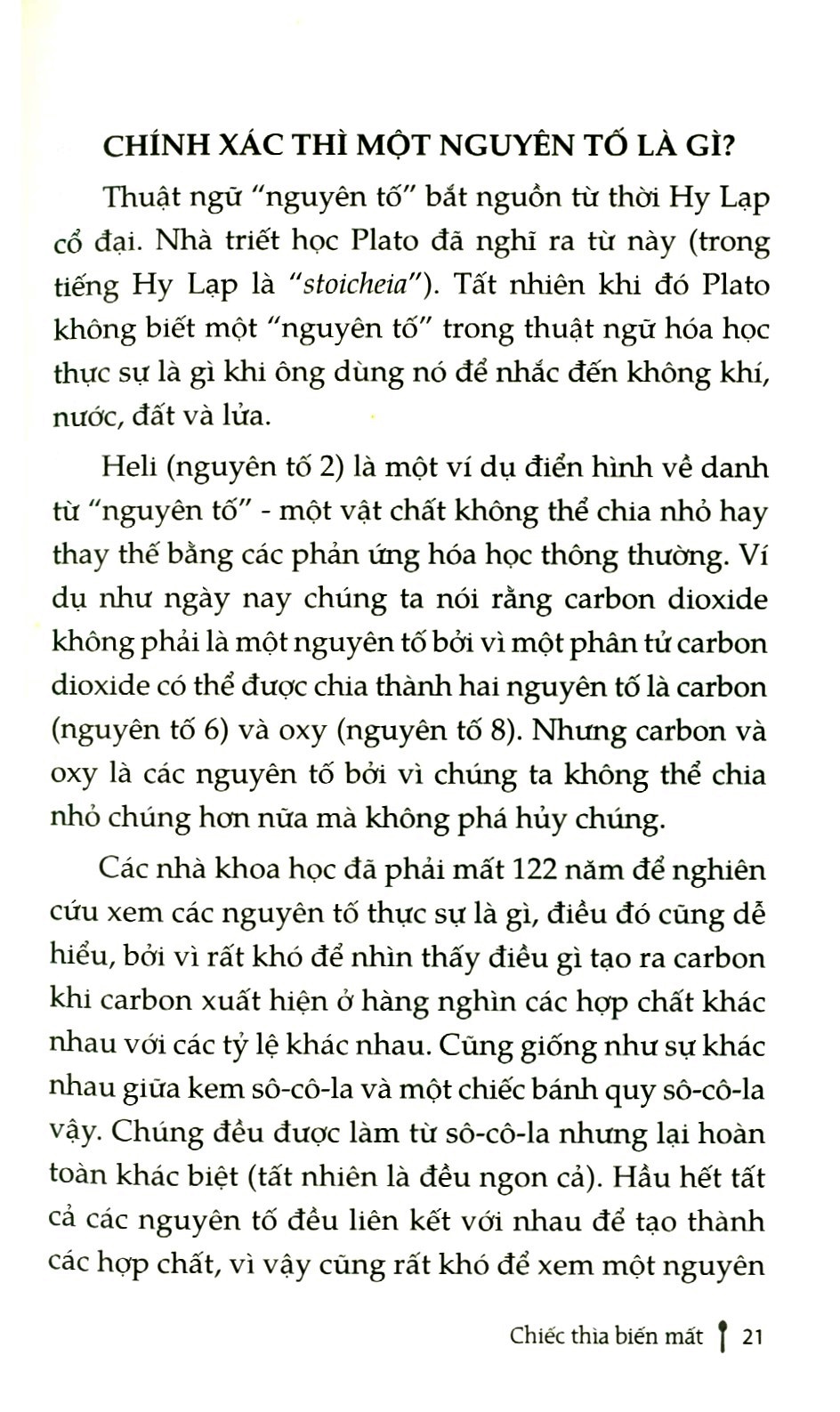 Sách- Chiếc Thìa Biến Mất- Sách Kiến Thức Tổng Hợp- (Tái Bản