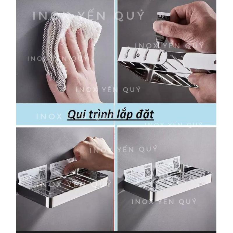 Kệ Xà Phòng Tắm Dán Tường , Kệ Xà Bông INOX 304