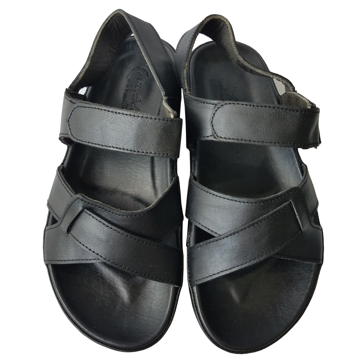Giày Sandal Nam Da Bò Thật Biggben Cao Cấp Sd123 - Đen - 42