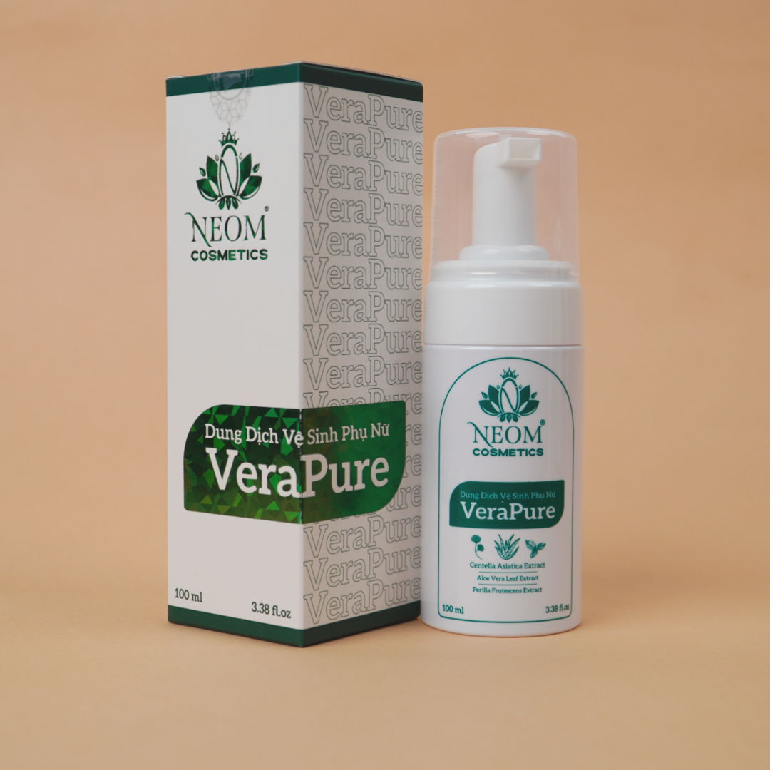 VeraPure - Dung Dịch Vệ Sinh Phụ Nữ Dịu Nhẹ, Khử Mùi &amp; Dưỡng Ẩm Hằng Ngày