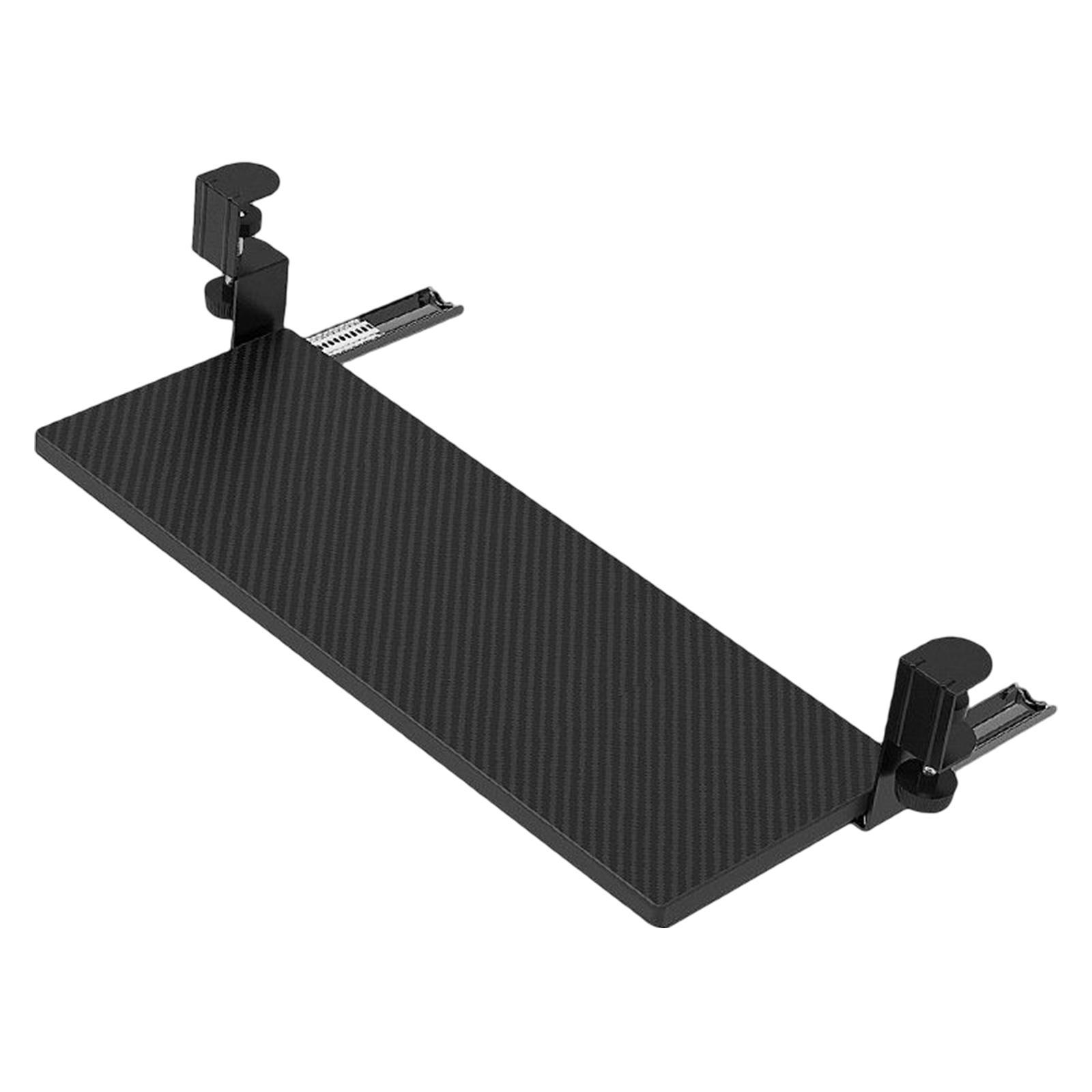 Adjustable Keyboard Tray Under Desk Support for Mouse Computer Desk Typing