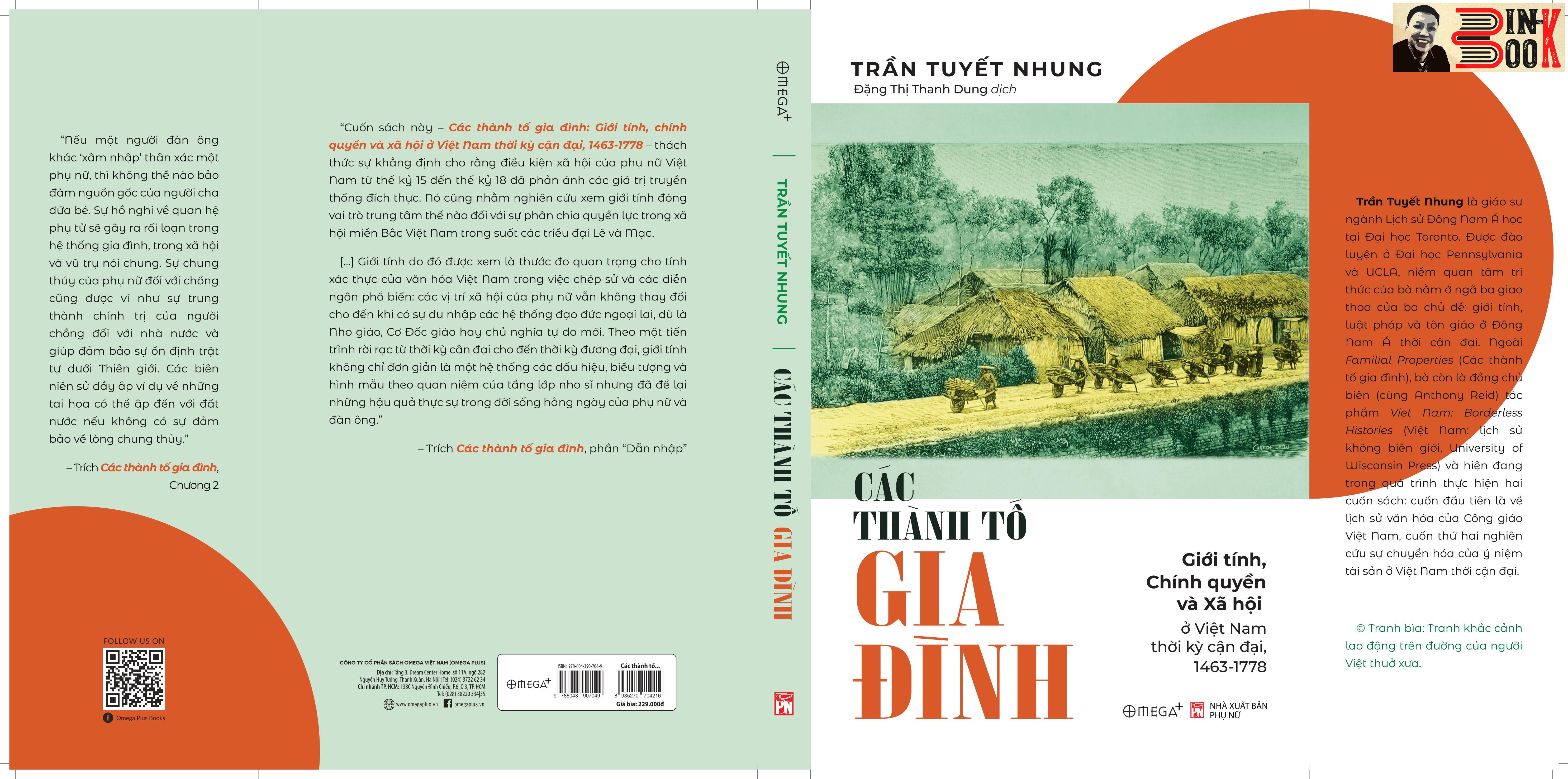 CÁC THÀNH TỐ GIA ĐÌNH – Giới tính, chính quyền và xã hội ở Việt Nam thời kỳ cận đại  - Trần Tuyết Nhung– Alphabooks –NXB Khoa Học Xã Hội