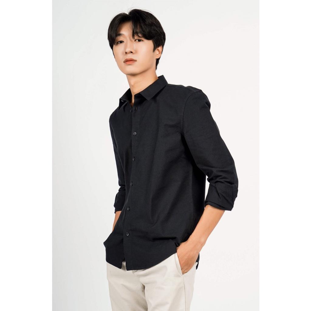 Áo sơ mi nam tay dài vải oxford 4 màu - 10F21SHL002C | LASTORE MENSWEAR