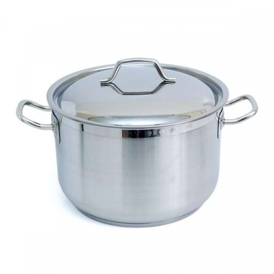 Nồi Luộc Gà Inox 430 3 Đáy Nắp Inox Fivestar - Bạc