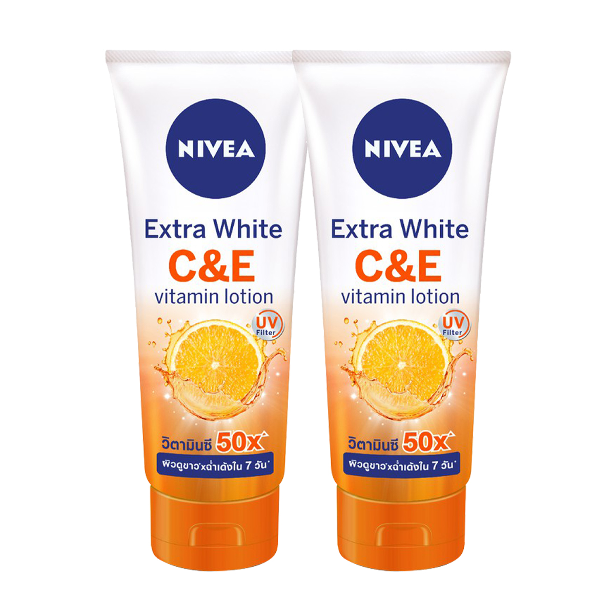 Combo 2 Sữa Dưỡng Thể Dưỡng Trắng Nivea Extra White C &amp; E Vitamin - 180ml - 84374