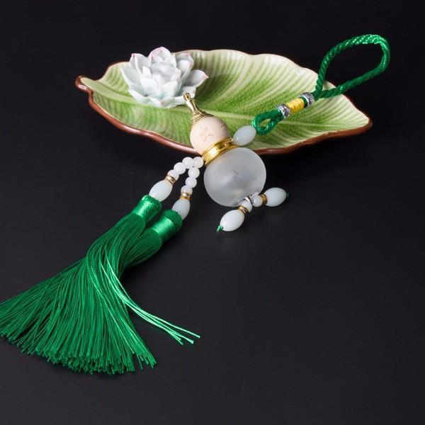 Bình Hồ Lô Phong Thủy Đựng Nước Thơm Treo Ô Tô,dây treo xe hơi- 206244-4