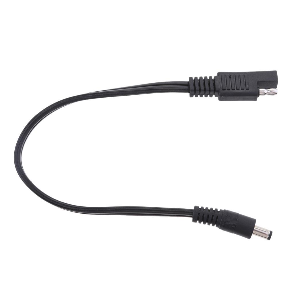 2Pcs SAE Plug to .5mm x 2.1mm Adapters Cables for Battery
