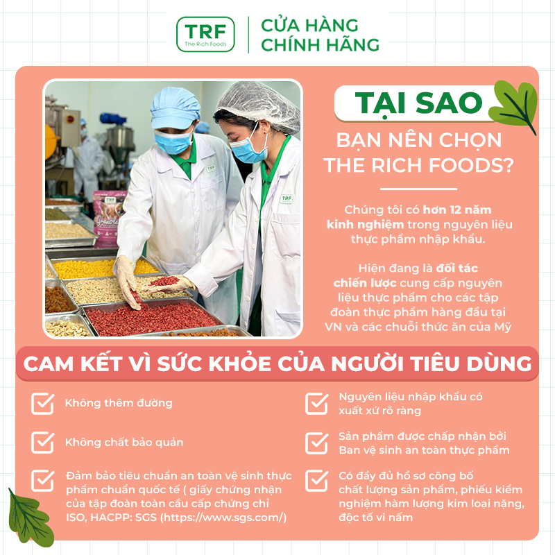 Ngũ cốc dinh dưỡng gạo lứt huyết rồng- The Rich Food- túi 400gr