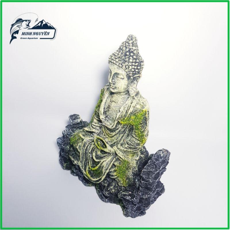 Tượng phật trang trí bể cá tượng phật hồ cá cảnh Tượng phật quan âm bể thủy sinh, Bể bán cạn tiểu cảnh bonsai