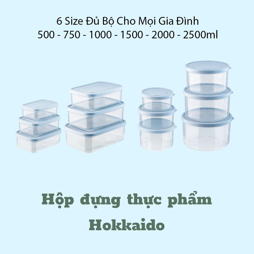 Hộp Đựng Thực Phẩm Chữ Nhật Bộ 3 Size Lớn 750 - 1500 - 2500ml Đựng, Dữ Trữ Đồ Ăn Tủ Lạnh