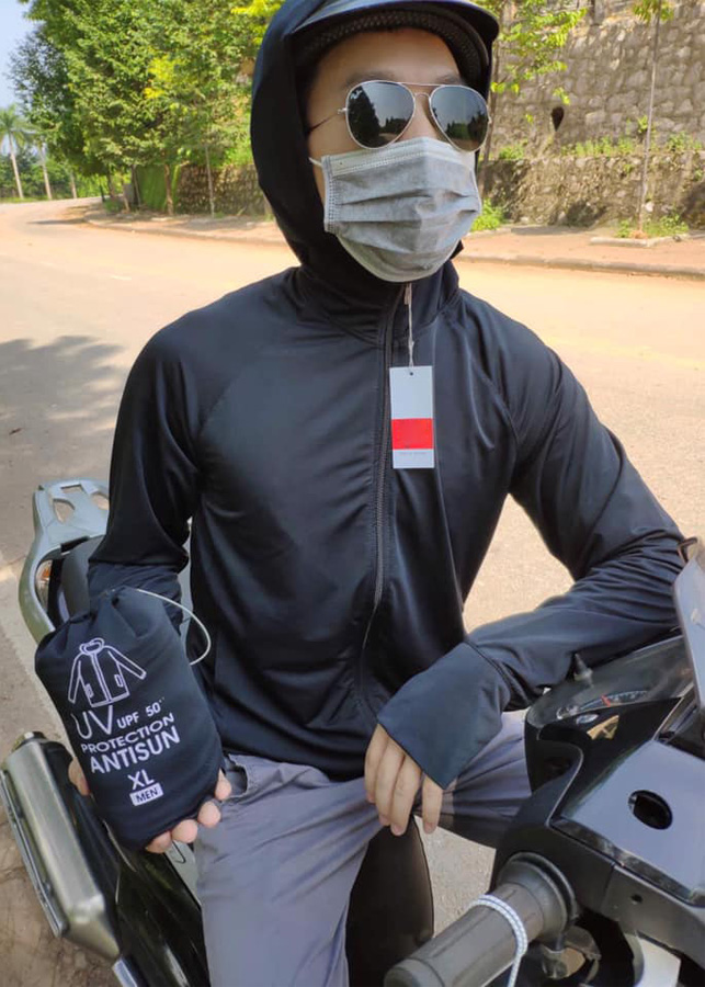 Áo Chống Nắng Nam Đen UVDEN99