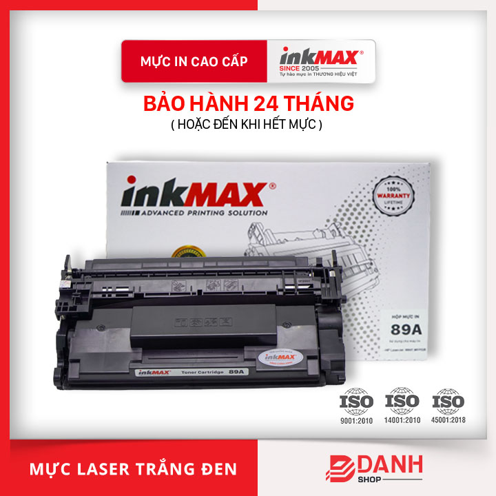 Hộp mực 89A-inkMAX Hàng chính hãng - Sử dụng cho HP Laser M507X/M507D / MFP M528DN / MFP M528DN (Không chip)