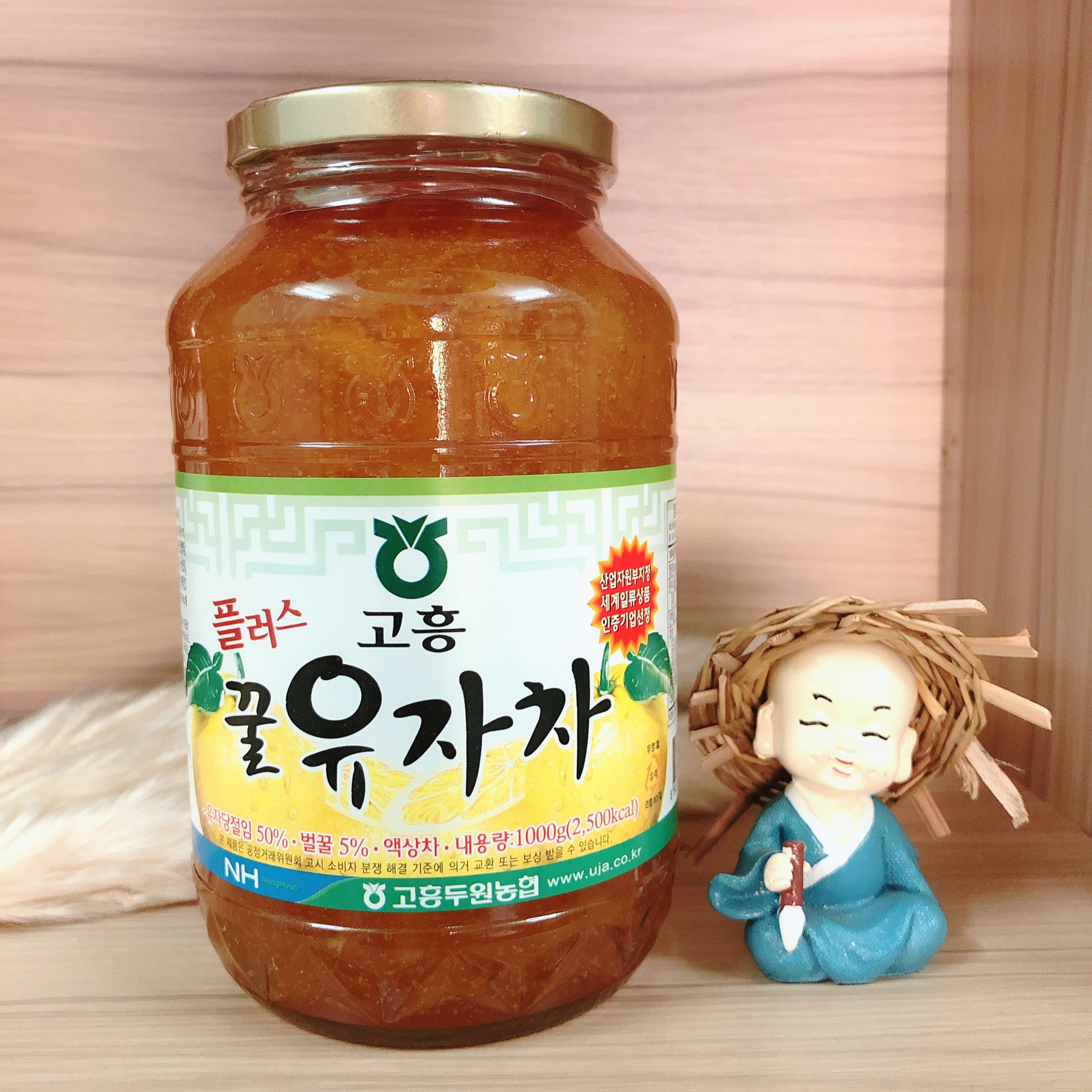 Mật ong chanh, gừng Citron Honey Tea Korea cao cấp 1kg Hàn Quốc