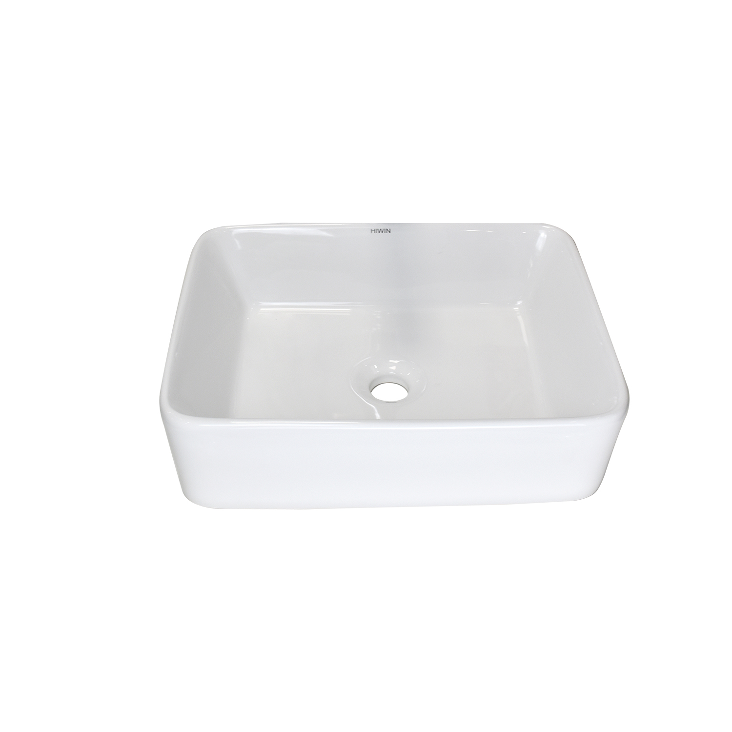 Chậu lavabo rửa mặt LP-8032 sứ trắng cao cấp kích thước 480x375x130mm