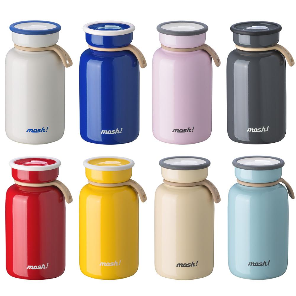 Phong cách mới nhất cốc cách nhiệt mosh Nhật Bản cốc nước inox nữ xách tay đeo chéo dễ thương cốc nước pha cà phê Nhật Bản cốc nhỏ
