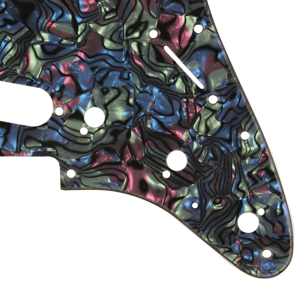3ply Pickguard 11 Lỗ Đàn Guitar Scratchplate cho Guitar Điện SSS-Quốc Tế