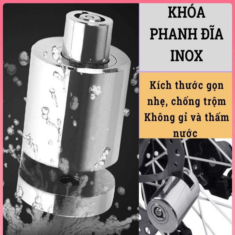 Ổ Khóa Phanh Đĩa, Xe Máy Chống Trộm Chất Liệu Thép Nguyên Khối