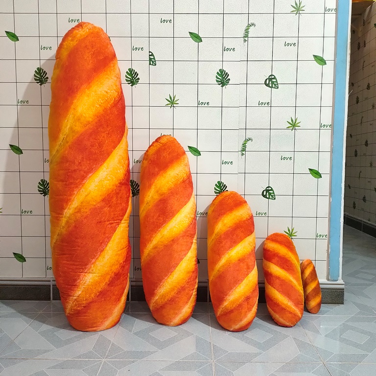 GỐI ÔM HÌNH BÁNH MÌ NHỎ 45CM CHO BÉ 1 TUỔI