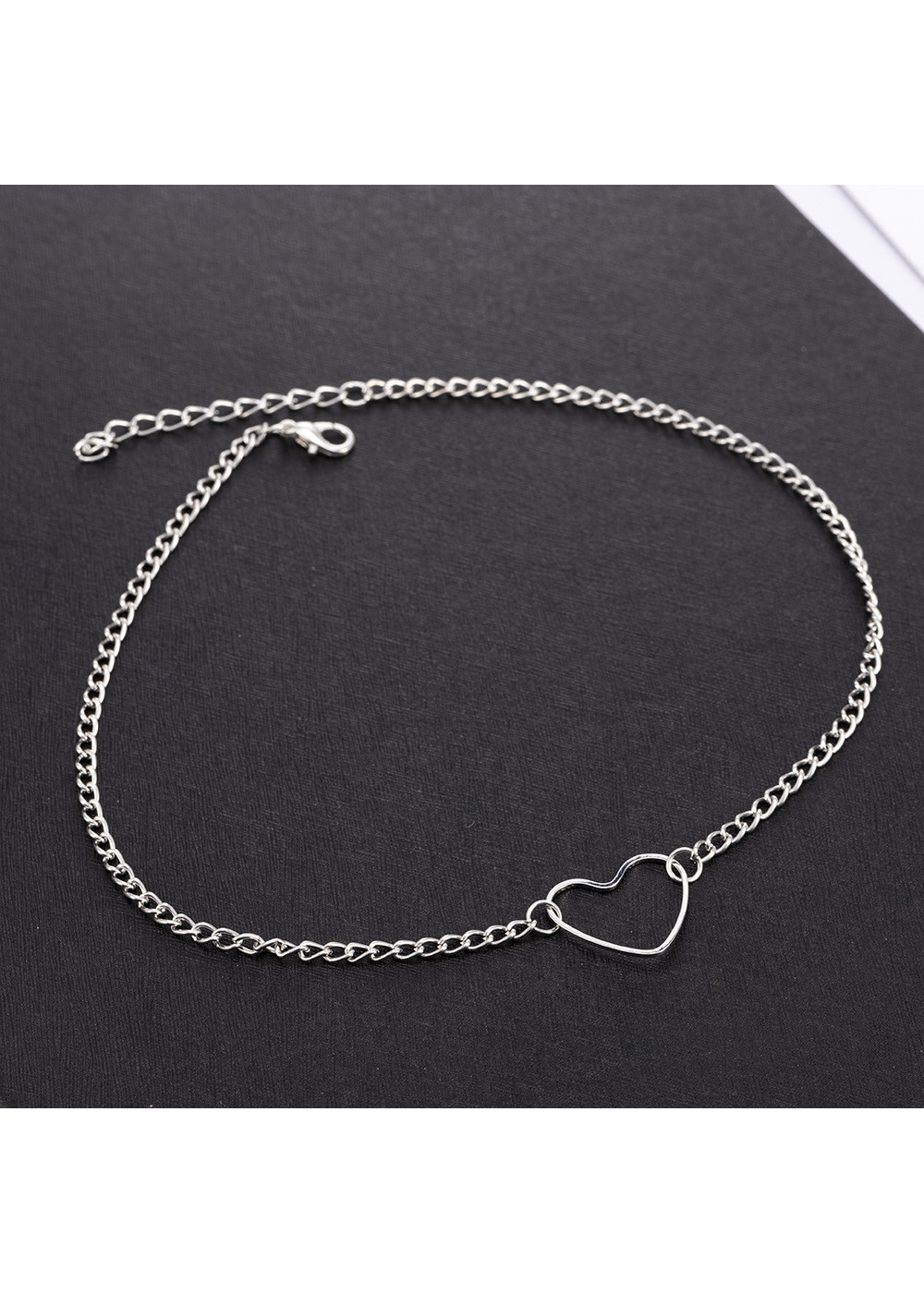 Dây chuyền vòng cổ unisex trái tim cá tính