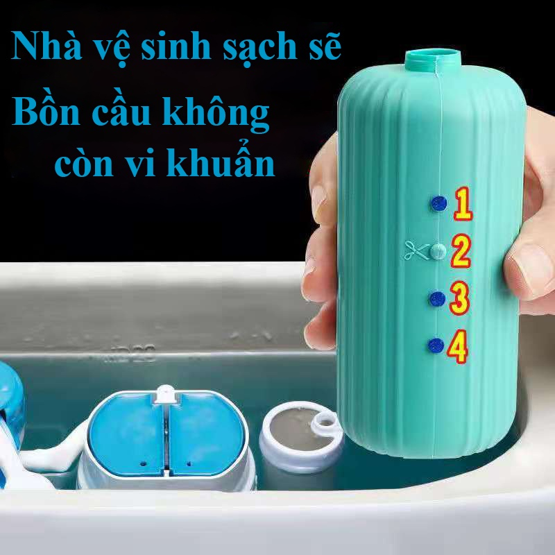 Chai Thả Bồn Cầu Ma Thuật Khử Mùi Diệt Khuẩn Cao Cấp, Lọ Tẩy Bồn Cầu Hương Thơm Tự Nhiên