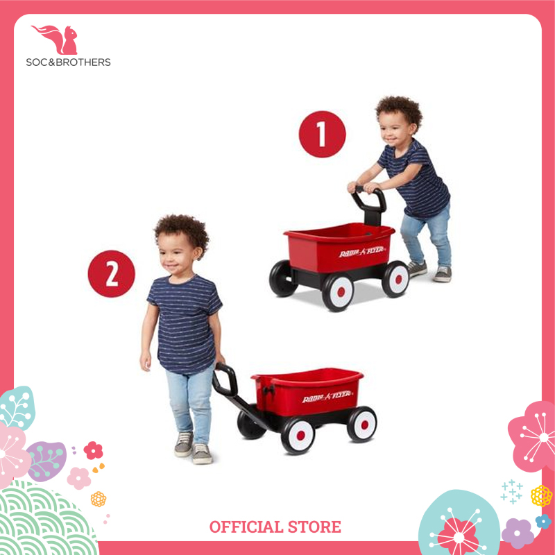 Xe đồ chơi trẻ em Radio Flyer Push and Play Walker Wagon