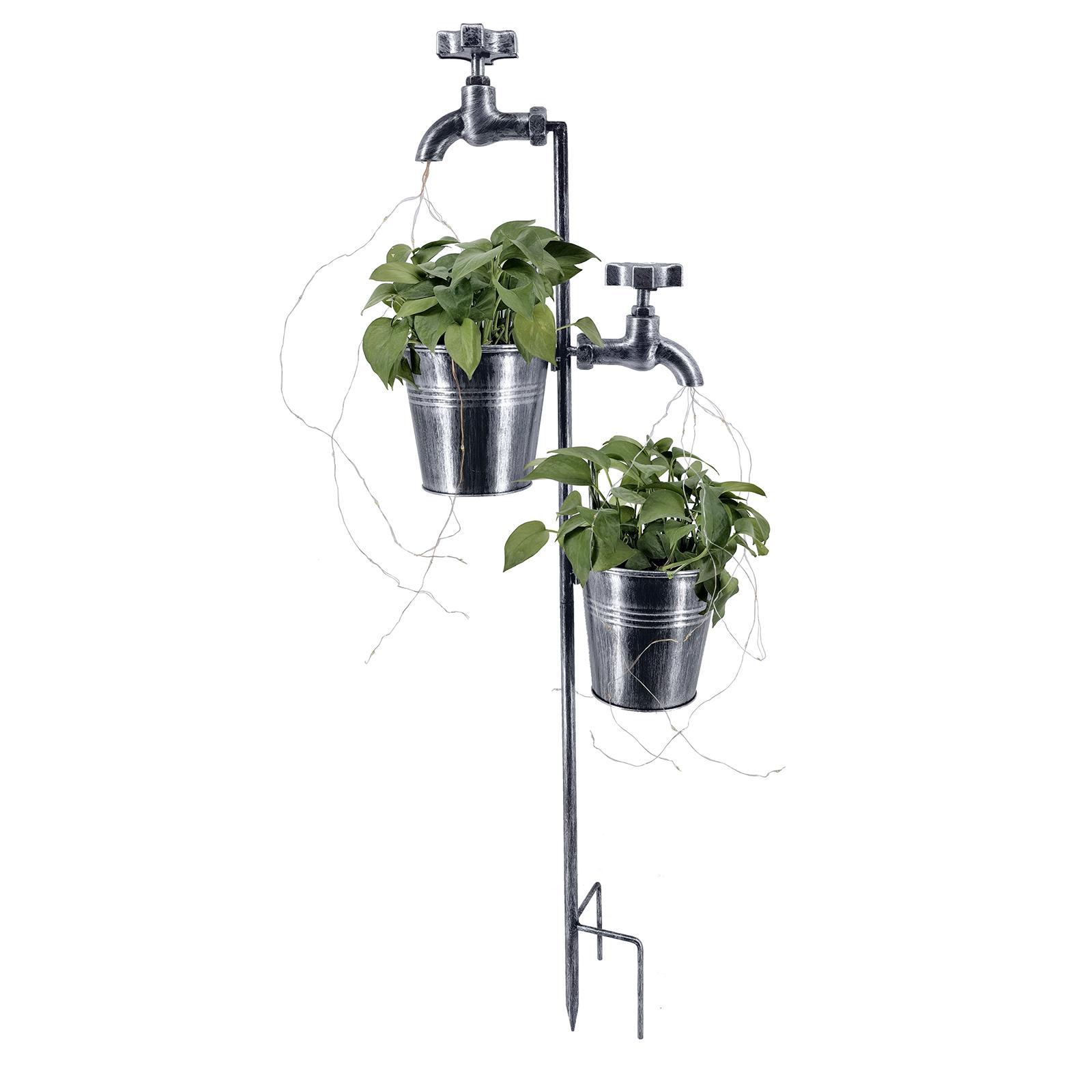 Solar Garden Landscape Path String Lights Metal Stake for Lawn Art Outdoor A