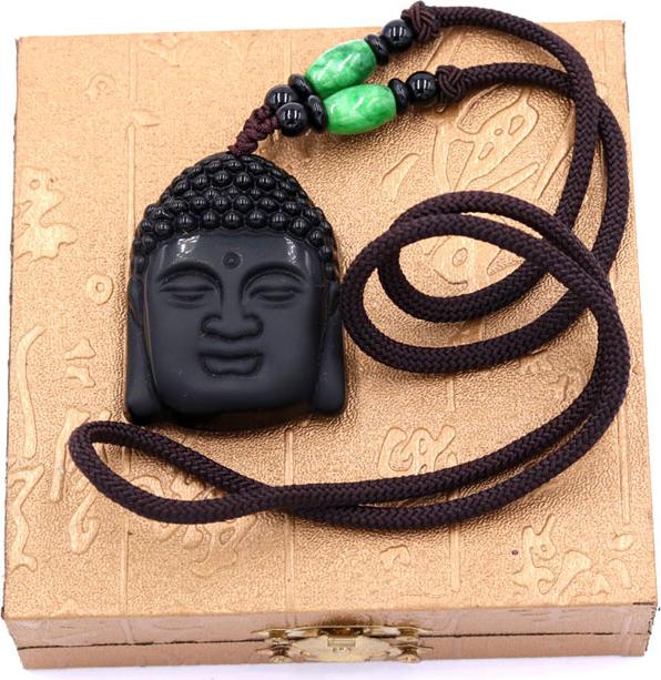 Vòng cổ đầu Phật Như lai DDNLD8 kèm hộp gỗ