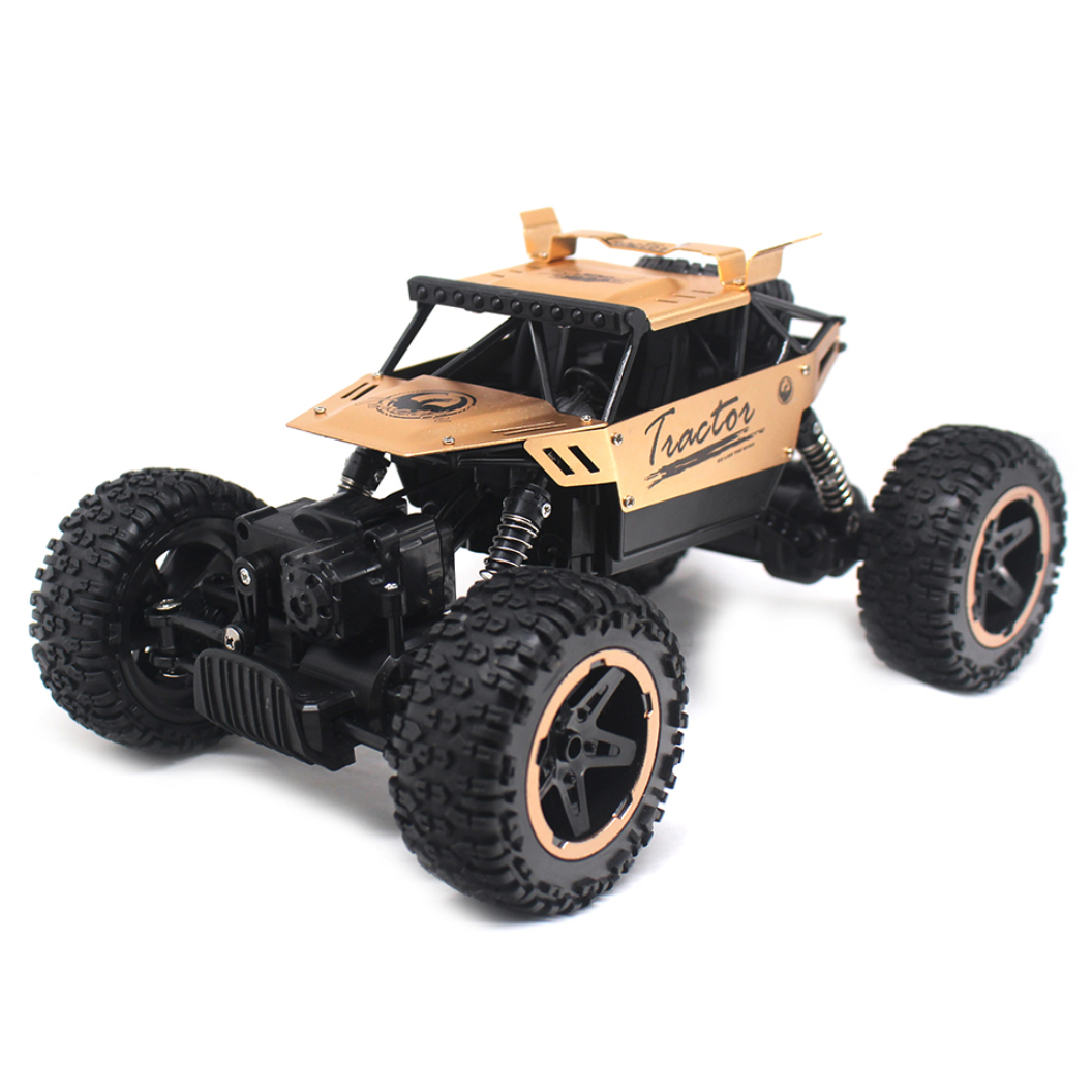 Xe địa hình leo núi điều khiển từ xa vỏ kim loại Rock Crawler 5500, Xe leo núi điều khiển 4WD đông cơ mạnh mẽ cùng 4 phuột riêng biệt, Xe địa hình điều khiển quái vật tỉ lệ 1:18 - Đồ chơi điều khiển cao cấp