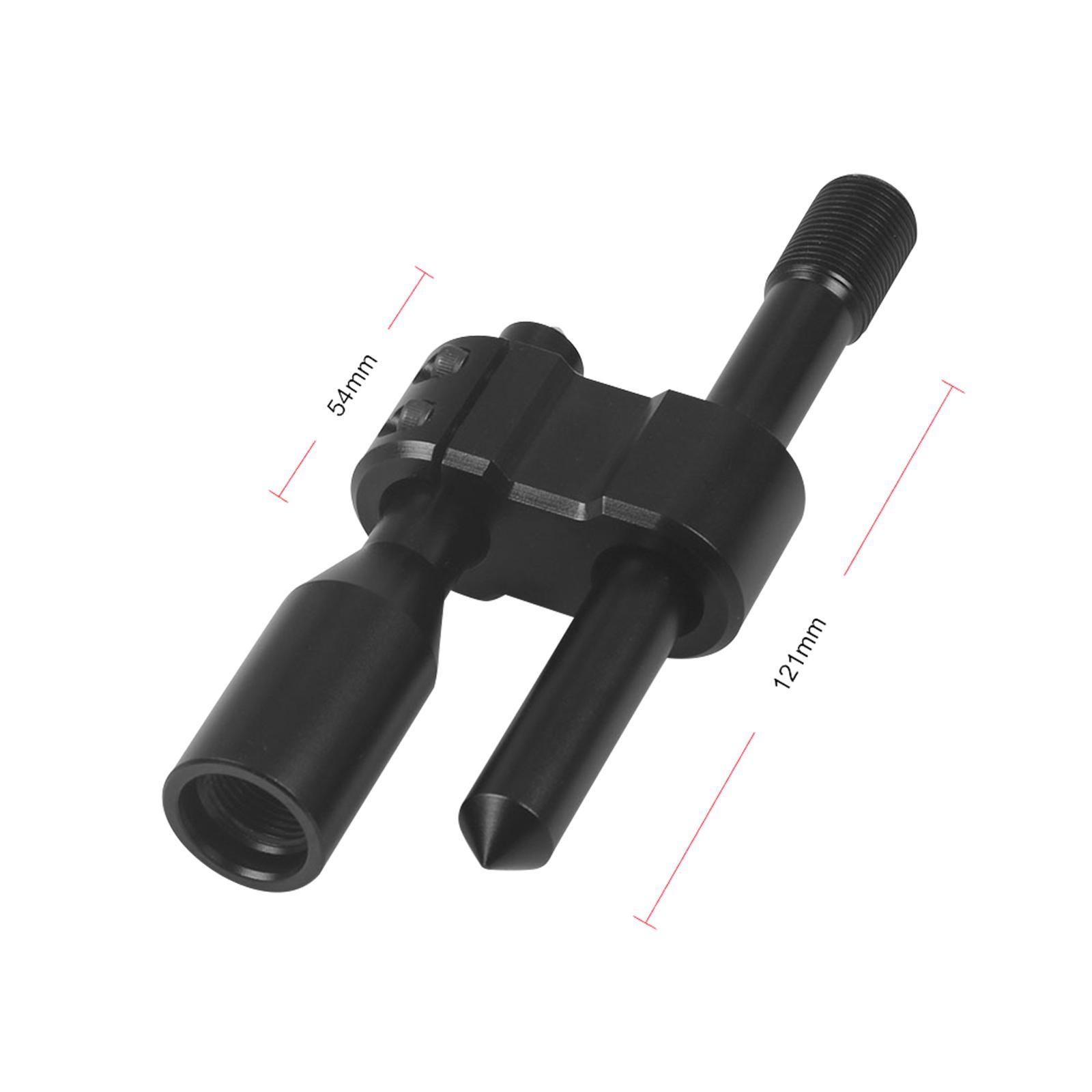 Aluminum Adjustable Shift Extender Universal Spare Part Gear Shifter Extender Kit for Most Manual Shift Knob Vehicle Cars