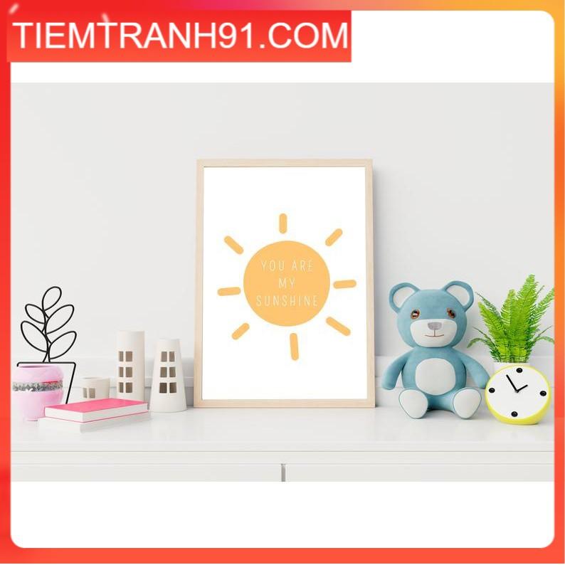 Tranh treo tường | Tranh cho bé-You Are My Sunshine 68 , tranh canvas giá rẻ