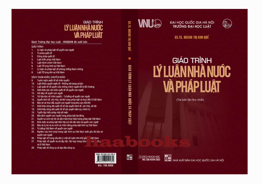 Giáo trình lý luận nhà nước và pháp luật
