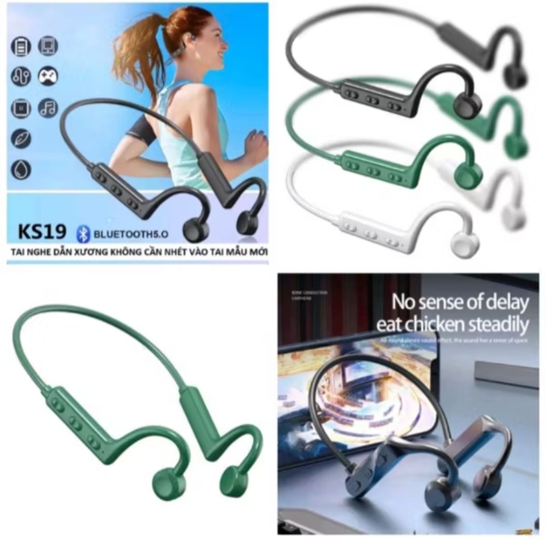 TAI ĐEO NGHE NHẠC DẪN XƯƠNG ÂM THANH CỰC HAY CHẤT LƯỢNG KẾT NỐI BLUETOOTH THÔNG MINH