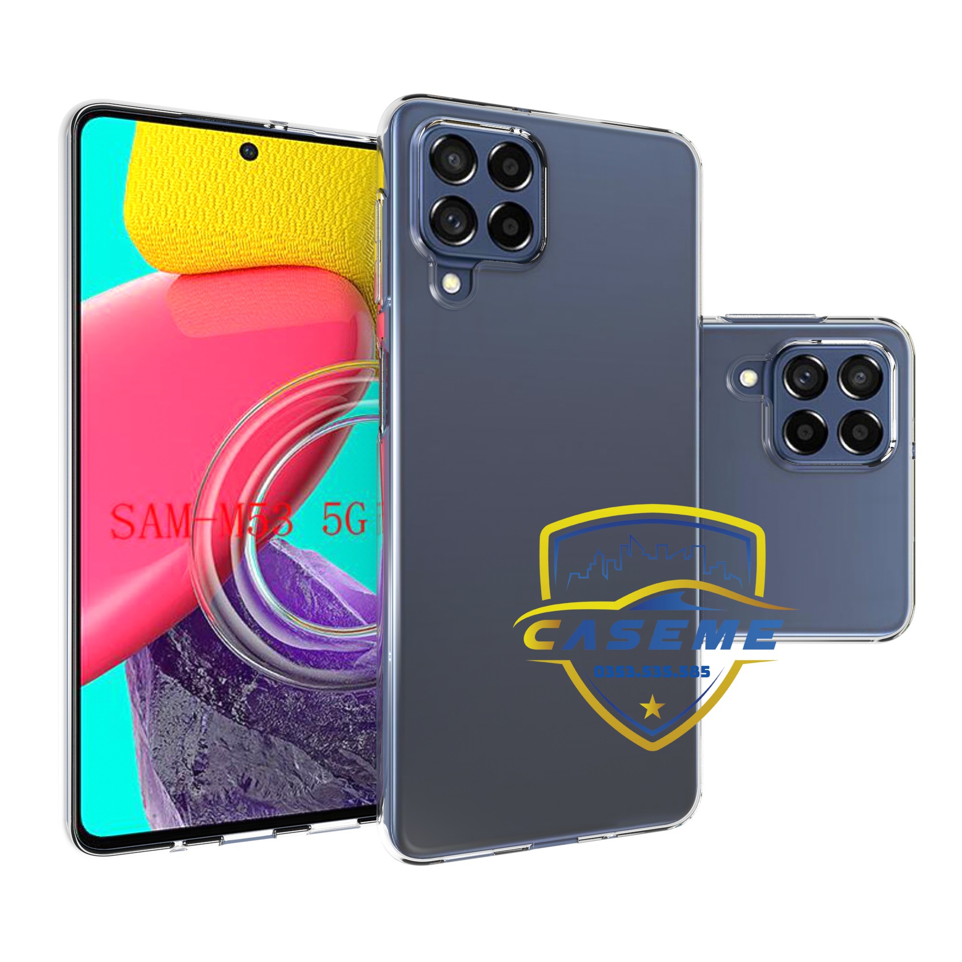 Ốp Lưng Dành Cho Samsung M53 5G Silicon Dẻo Trong Suốt Cao Cấp