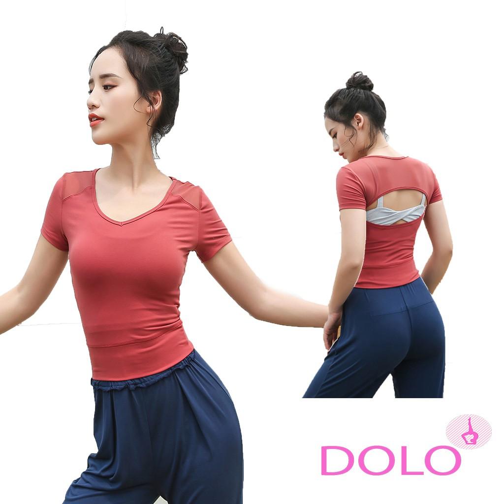 ÁO TẬP CROPTOP không mút -yoga - zumba- gym - áo có mút -Thun Spandex cao cấp - quảng châu loại 1