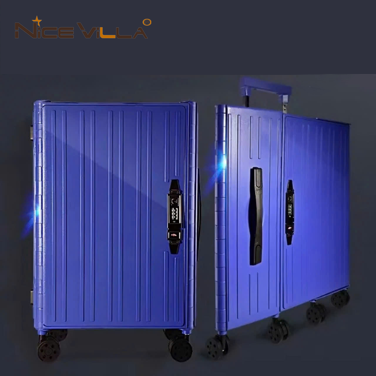 Vali Gấp Gọn NiceVilla Hàng Cao Cấp, Vali Xách Tay Máy Bay 20inch