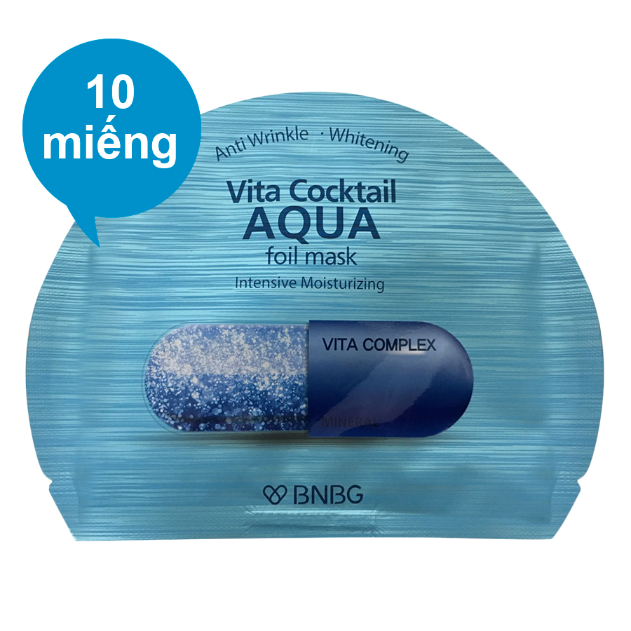 Combo 10 Miếng Mặt Nạ Banobagi Vita Cocktail Aqua Foil (30ml / Miếng)