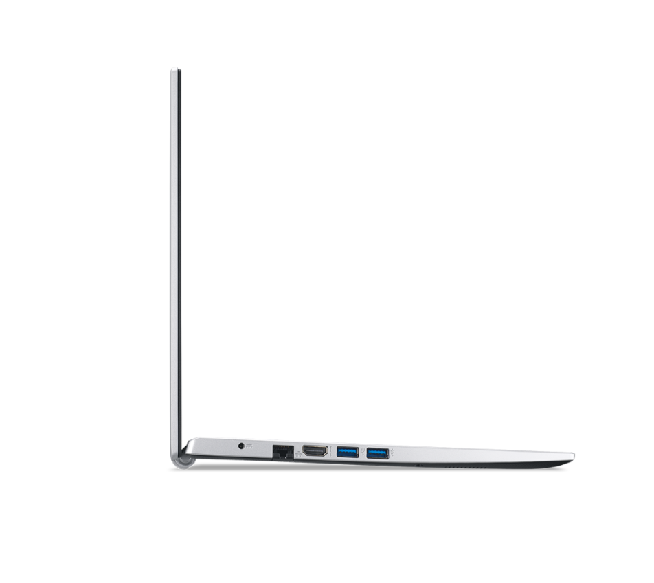 Máy Tính Xách Tay Laptop Acer Aspire 3 A315-58-358E - Intel core i3-1115G4/8GB(4on+4)/512GB SSD+1 M.2+1 2.5/15.6"FHD/BT4/Win11H/Pure Silver - Hàng Chính Hãng