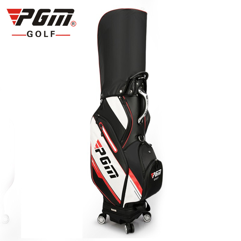 Túi Gậy Golf Fullset Nắp Cứng 4 Bánh Xe - PGM 4 Universal Wheel Retractable Golf Bag - QB064