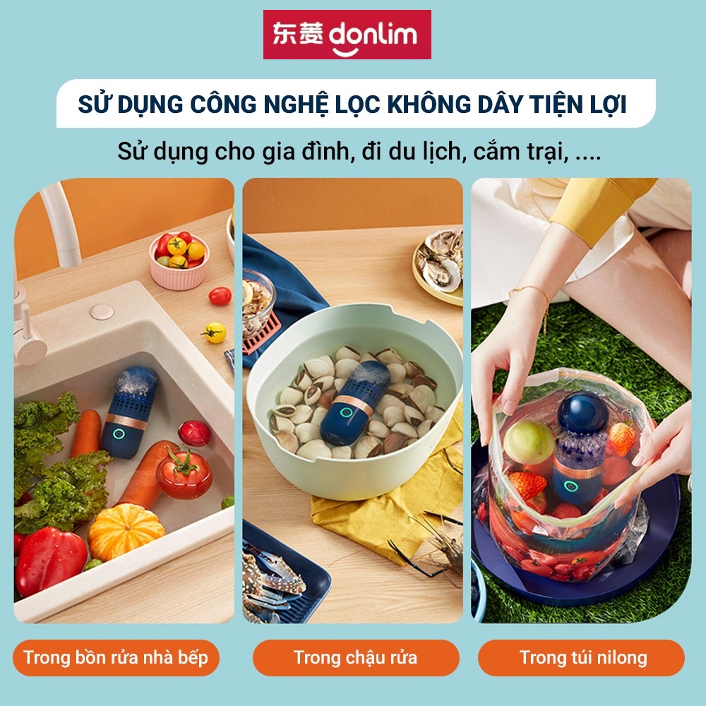 Máy khử trùng tiệt trùng Sothing Donlim khử trùng ION rau củ quả, thịt cá, thực phẩm- Hàng chính hãng