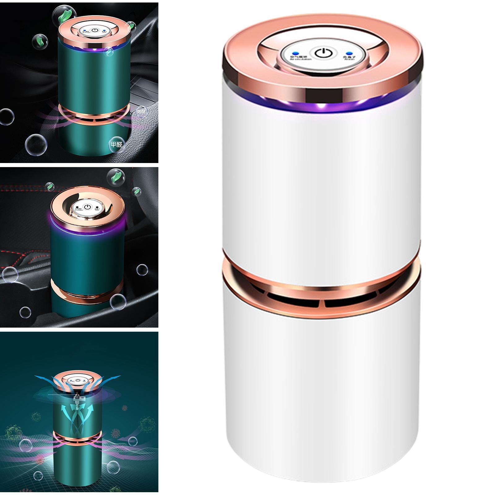 Car Air Portable Room Mini USB Quiet for Smoke Pollen Odors