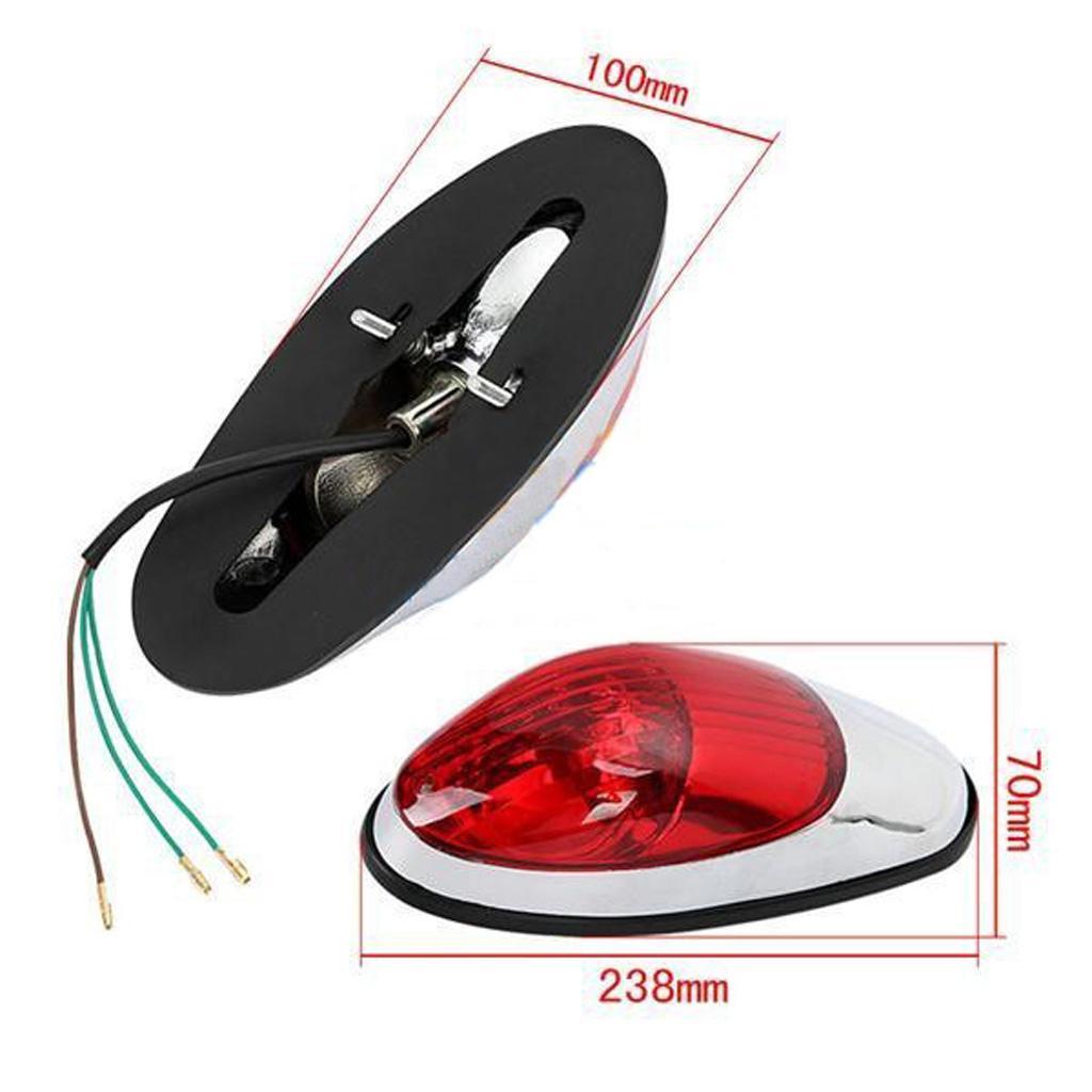 Universal Motorcycle Rear Tail Brake Stop Light 12V for Steed 400
