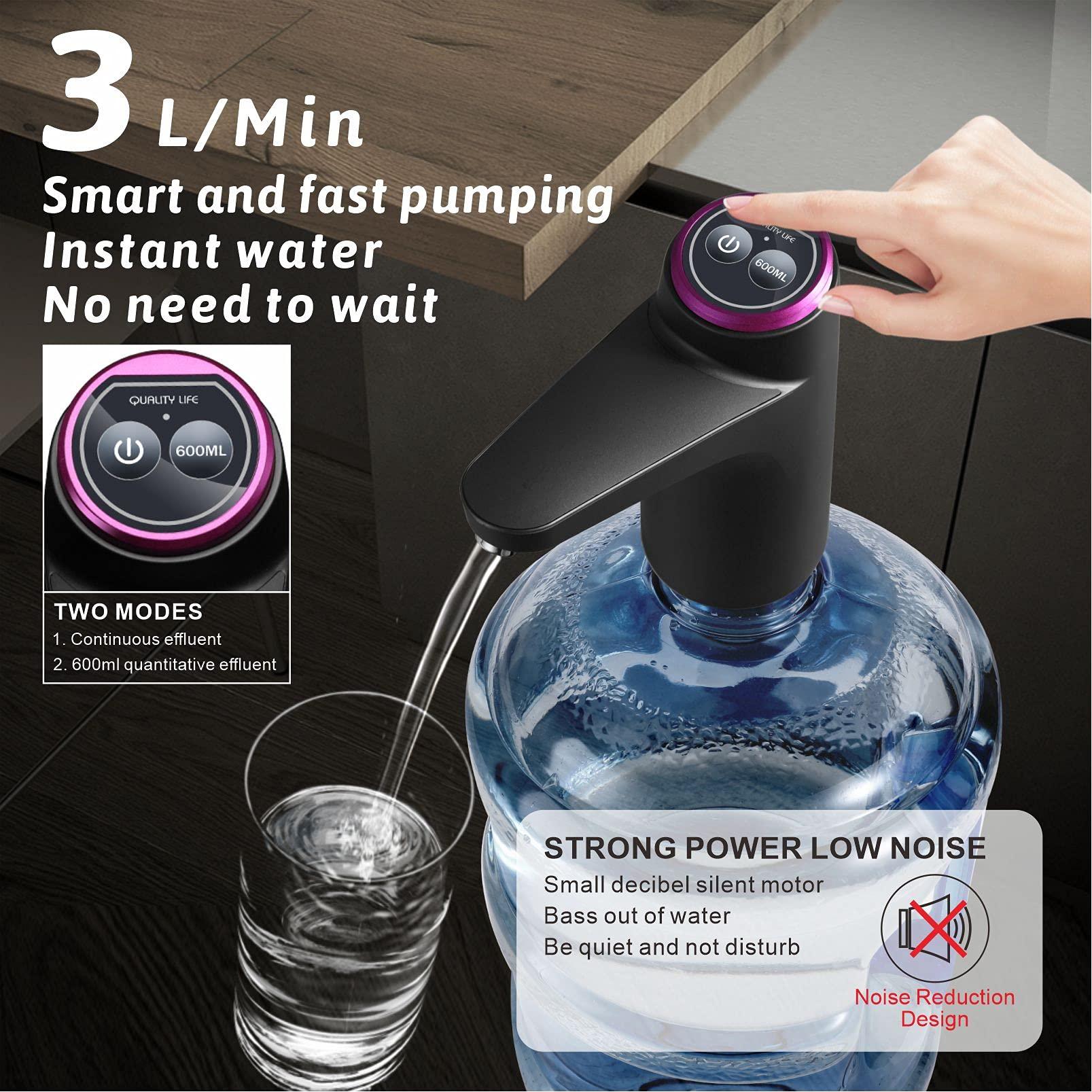 Bơm chai nước - Công tắc nước uống USB có thể sạc lại, tại nhà bếp làm đẹp Chai nước hiến tặng nước cho máy bơm nước uống Universal gallon