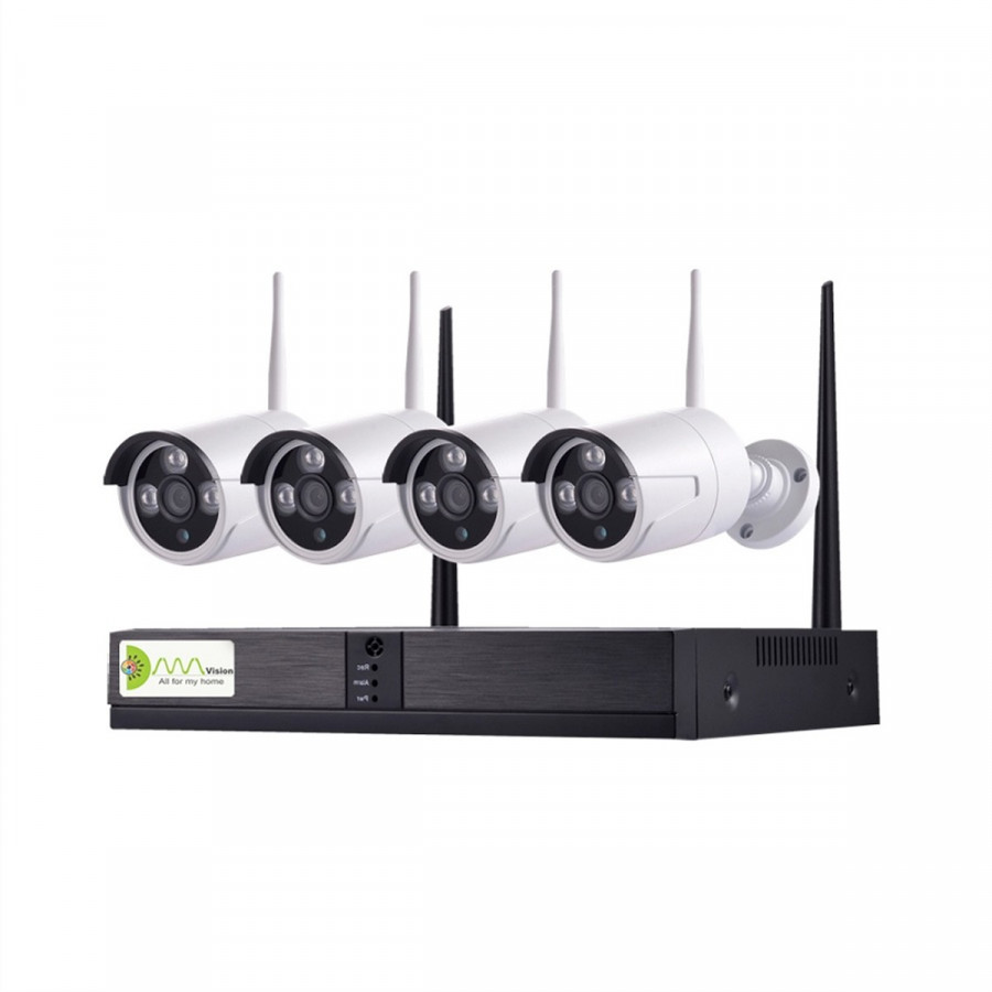 Bộ Camera Wifi NVR4200 Kit 4 mắt1080P_ tặng kèm ổ cứng 500G - Hàng chính hãng